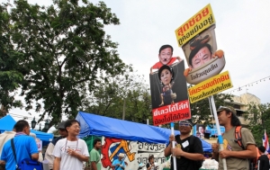 Protesty proti vládě v Thajsku