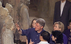 Prezident Clinton navštívil Čínskou lidovou republiku