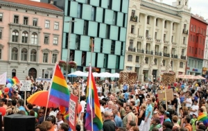 LGBT průvod v Brně