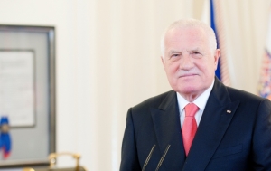 Prezident Václav Klaus přednesl novoroční projev